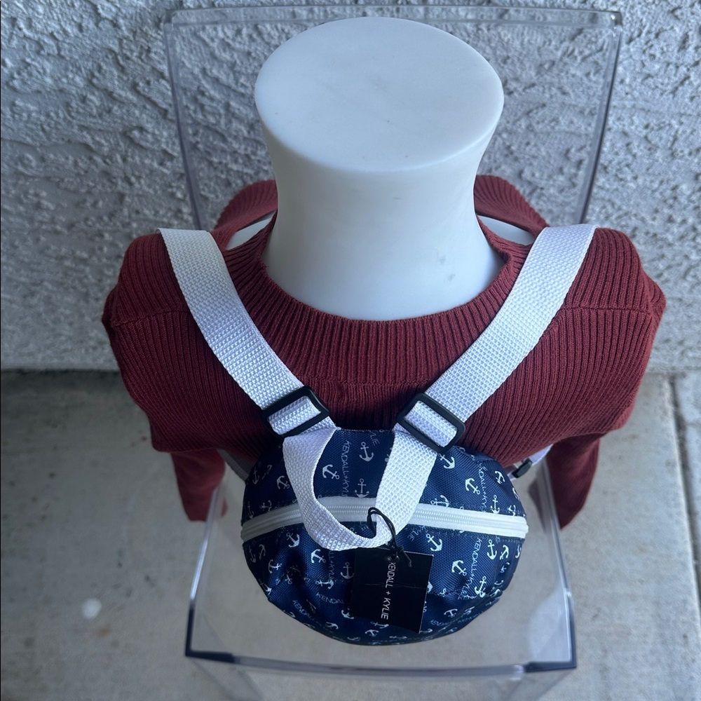 Kendall & Kylie Navy Anchor Backpack-Rand new/never used with a tag - Picture 9 of 16